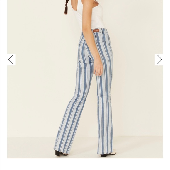 Shyanne Bootcut Striped Jeans NWT SZ 31x32 - Picture 4 of 4
